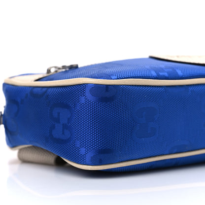 Gucci Econyl Nylon Monogram Off The Grid Belt Bag 95 38 Orient Blue New Plaster 9 of 10