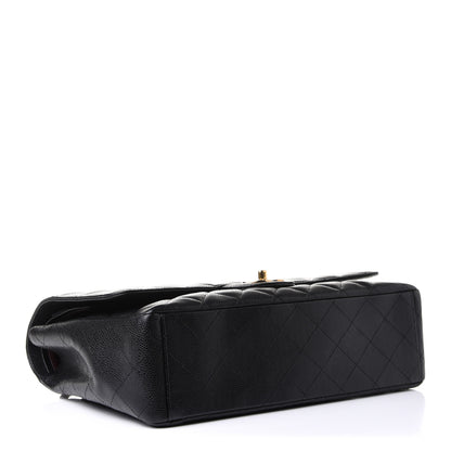 Chanel Caviar Quilted Maxi Double Flap Black 4 of 11