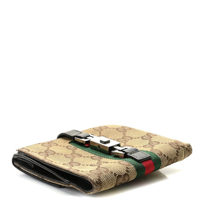 Gucci Monogram Web Jackie French Wallet Brown 9 of 11