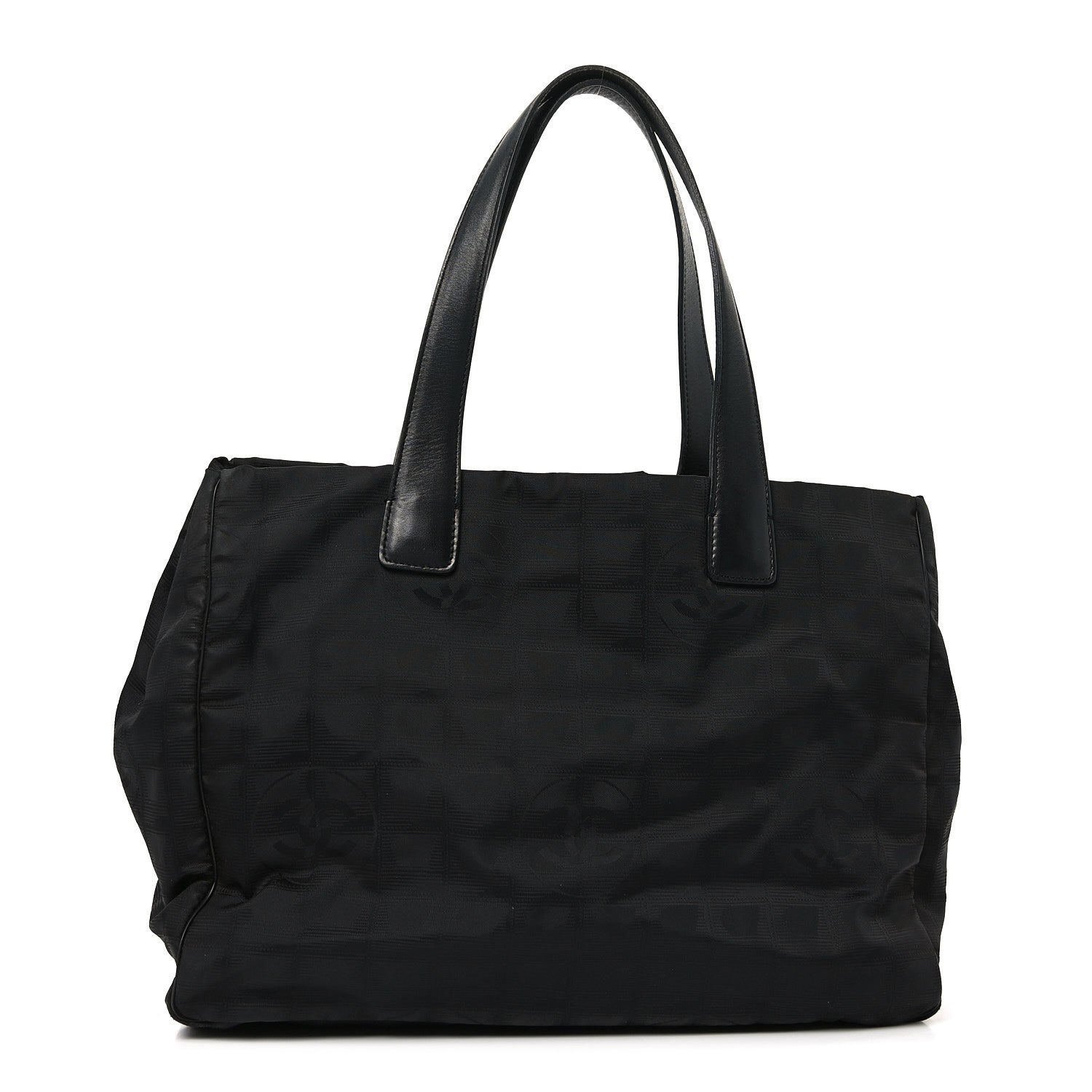 Chanel Nylon Large Travel Tote Black 1 of 9