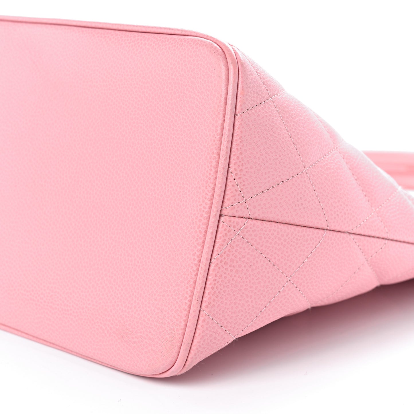 Caviar Quilted Medallion Tote Light Pink