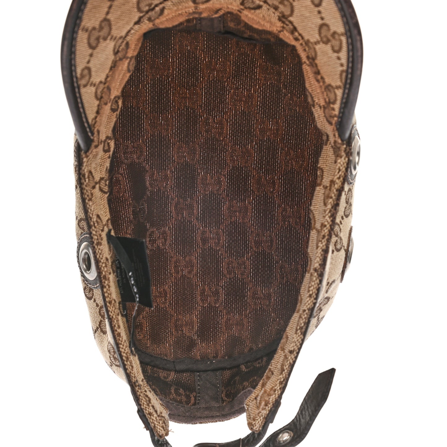Monogram Military Hat L Brown
