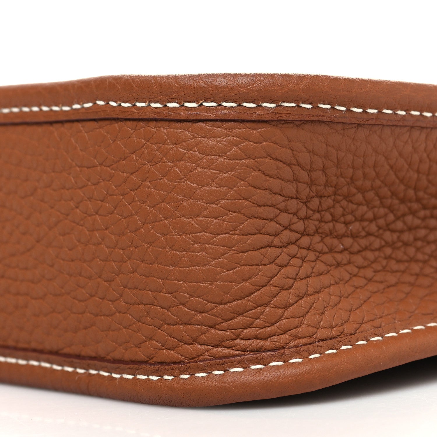 Hermes Taurillon Clemence Allegro Evelyne TPM Gold Cornaline White 10 of 11