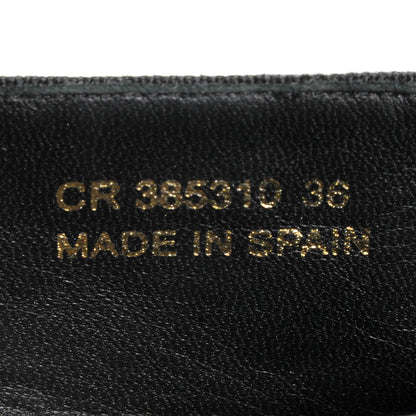 Saint Laurent Canvas Star Studded Espadrilles 36 Black 7 of 8
