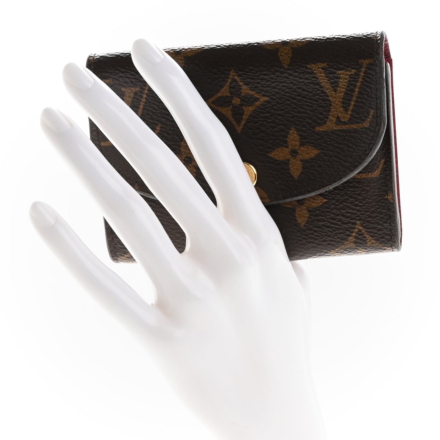 Monogram Rosalie Coin Purse Fuchsia