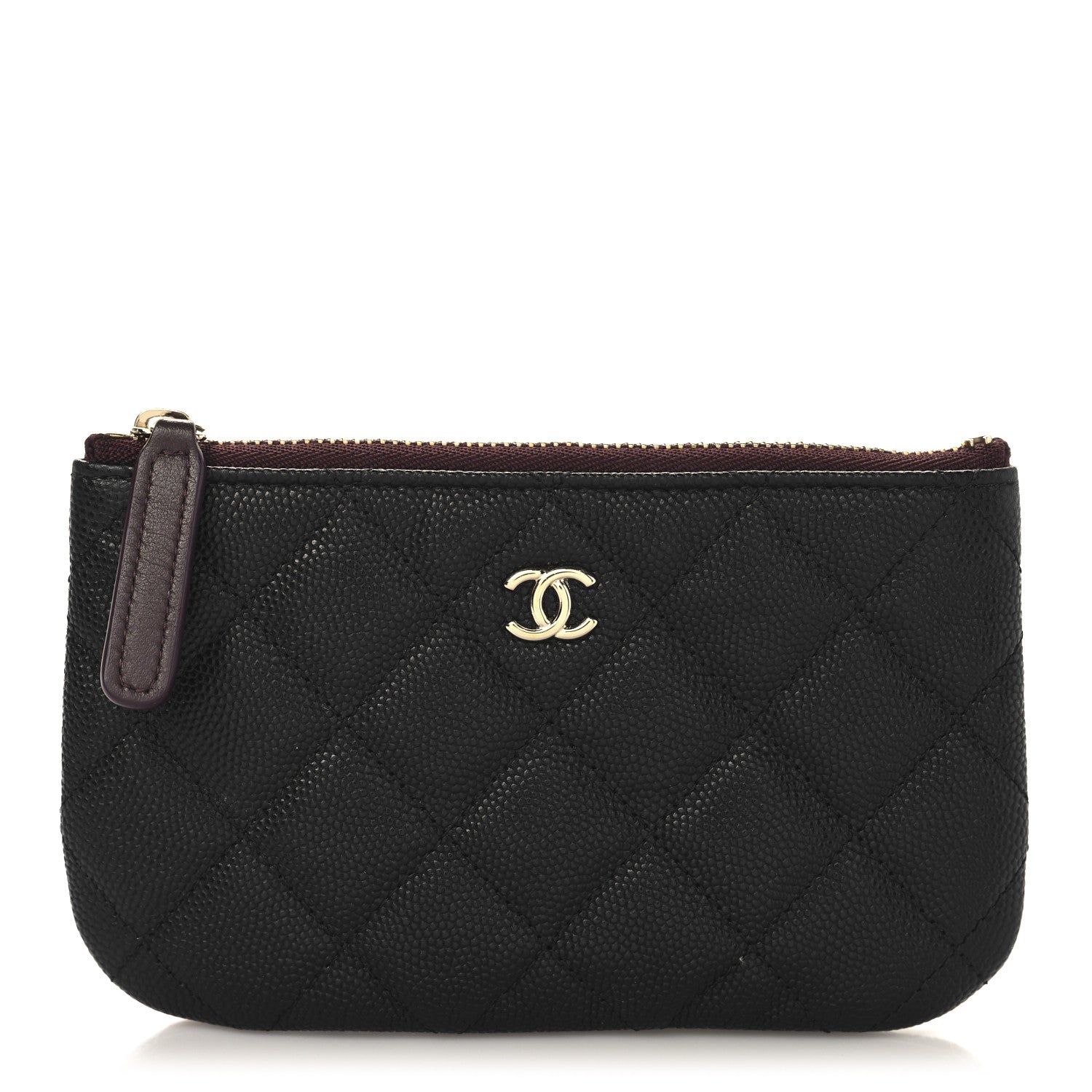 Chanel Caviar Quilted Small Cosmetic Case Black 1 of 7