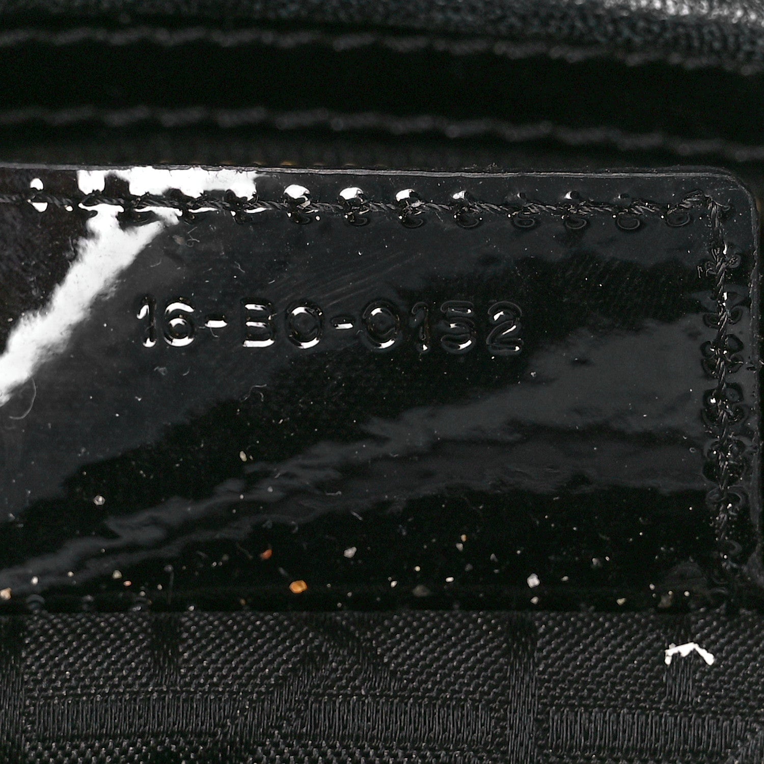 Christian Dior Patent Cannage Large Lady Dior Black 7 of 11
