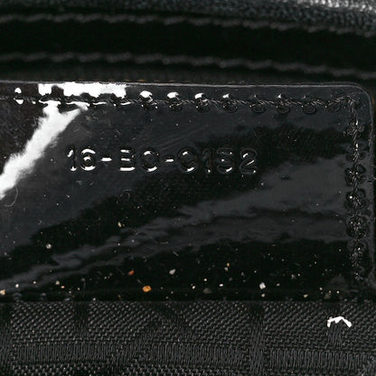 Christian Dior Patent Cannage Large Lady Dior Black 7 of 11