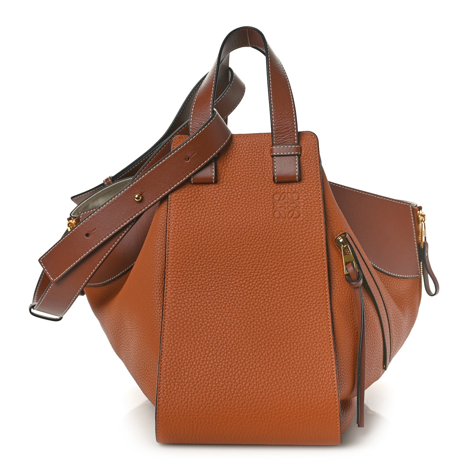 Loewe Grained Calfskin Medium Hammock Shoulder Bag Tan 1 of 10