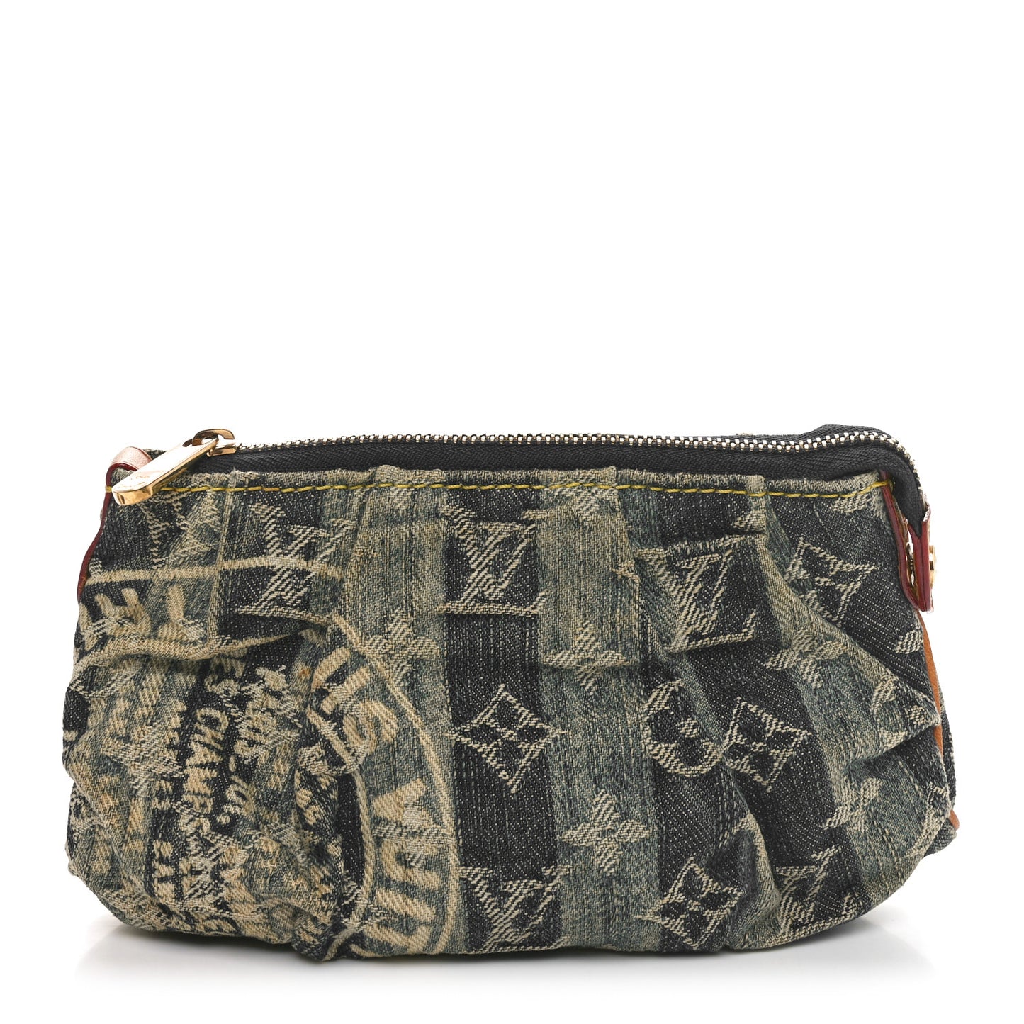 Denim Raye Trousse Cosmetic Pouch