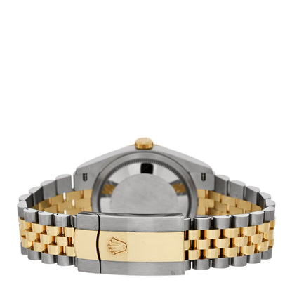 Rolex Stainless Steel 18K Yellow Gold 36mm Oyster Perpetual Datejust Watch Golden Palm 126233 3 of 5