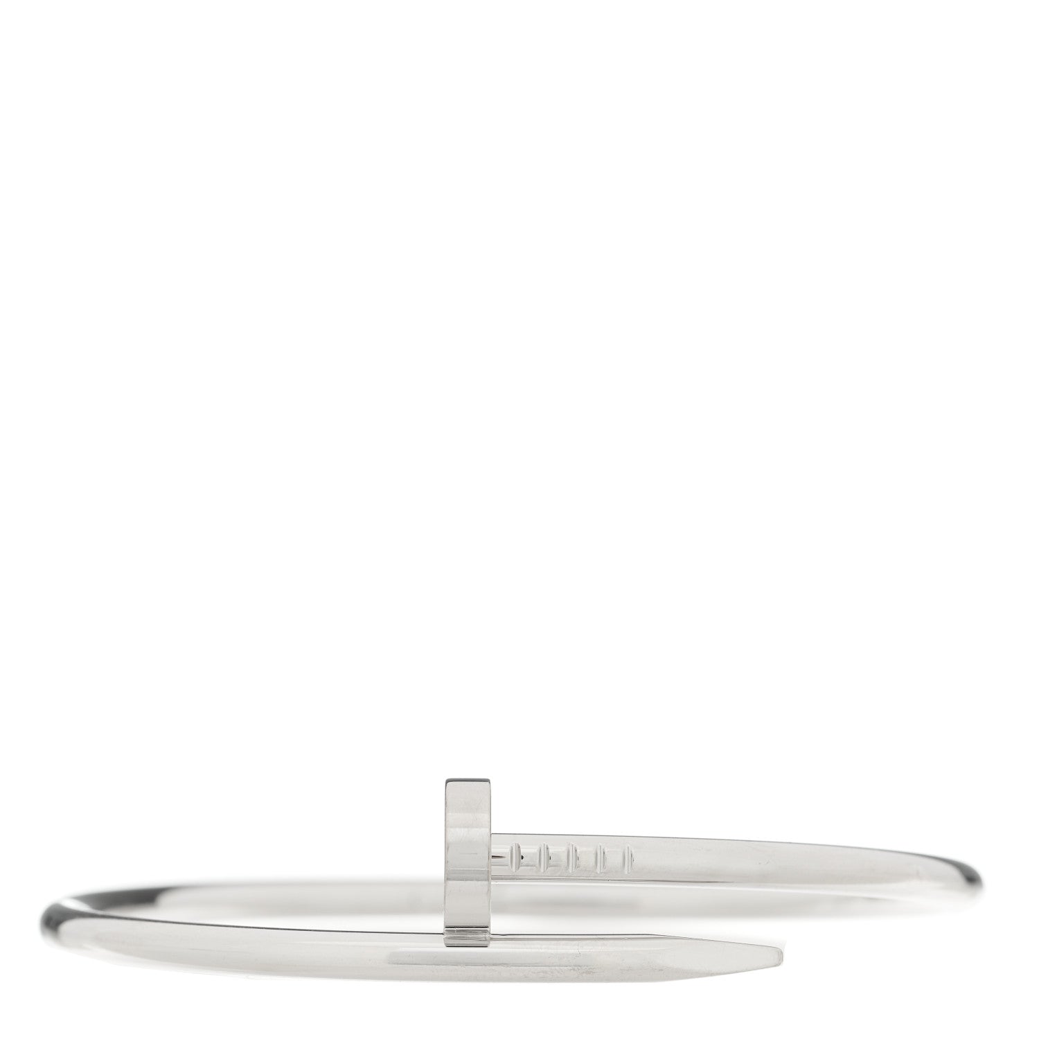 Cartier 18K White Gold Juste Un Clou Bracelet 18 1 of 3
