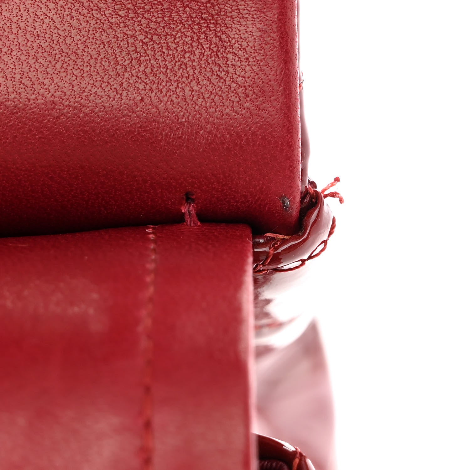 Chanel Patent Calfskin Quilted Jumbo Double Flap Red 13 of 13