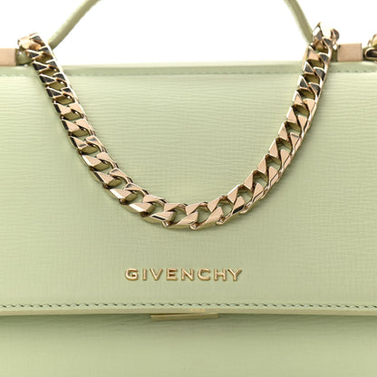 Givenchy Textured Calfskin Mini Pandora Box Chain Crossbody Bag Aqua Green 8 of 14