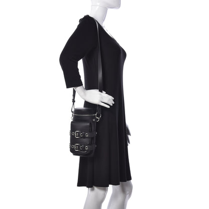 Versace Calfskin Bottle Crossbody Black 2 of 18