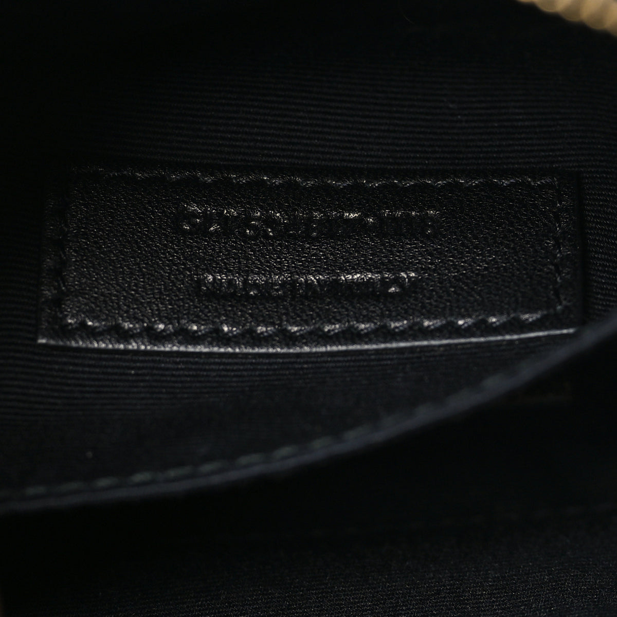Calfskin Matelasse Monogram Lou Belt Bag Black