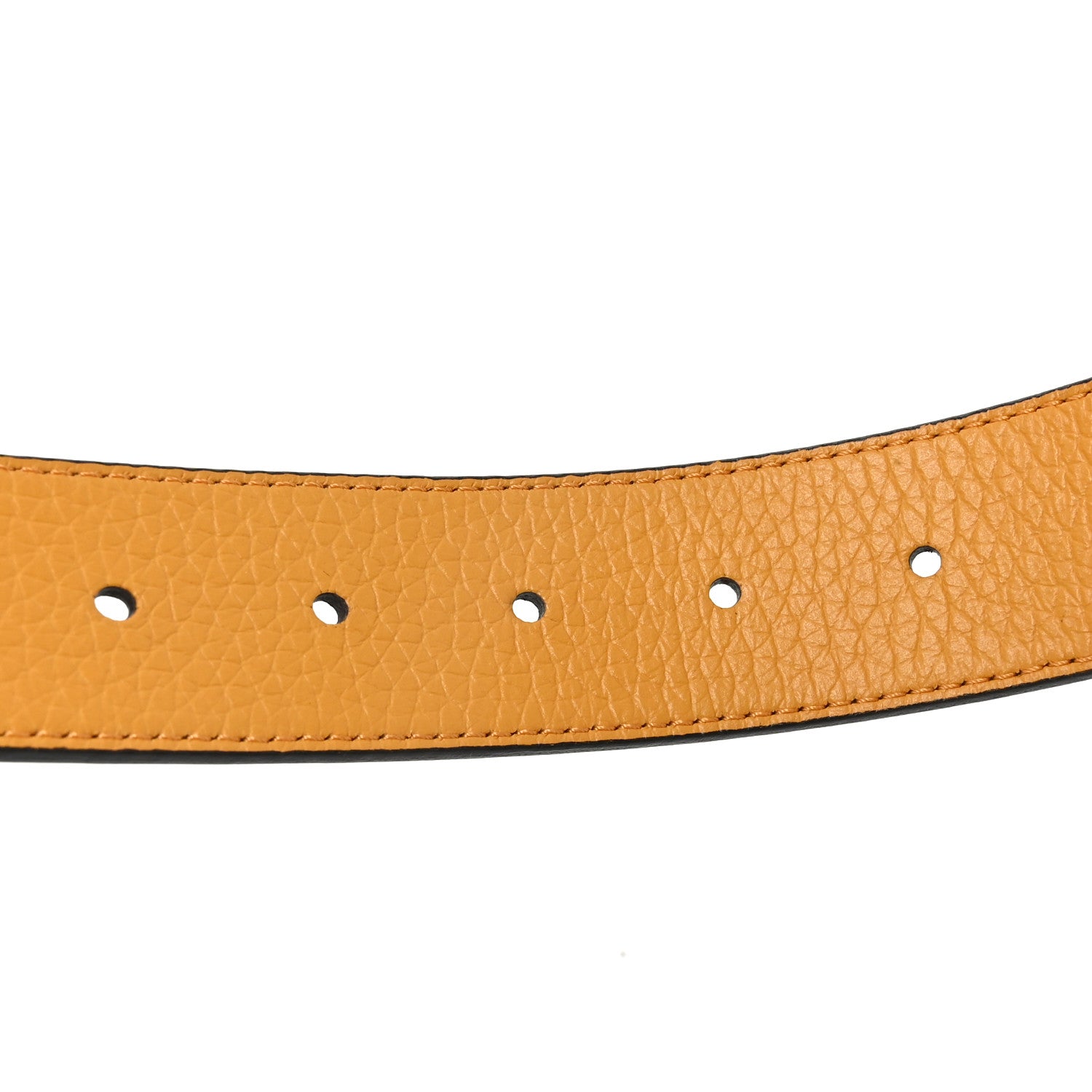 Louis Vuitton Calfskin Reversible 40mm LV Belt 90 36 Black Yellow 4 of 5