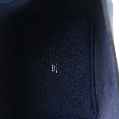 Hermes Taurillon Maurice Picotin Lock 18 PM Bleu Saphir 5 of 10