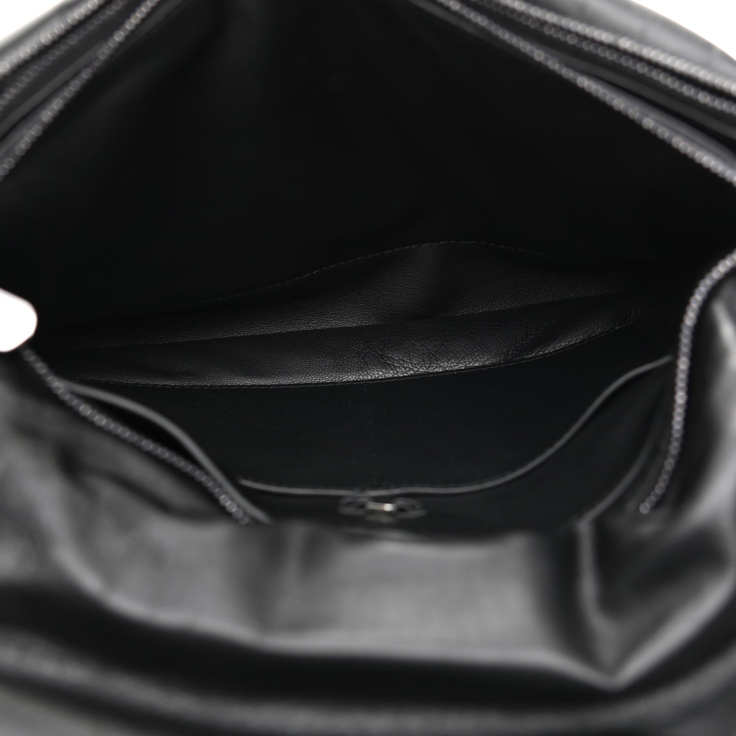 Calfskin Medium Viva Bow Shoulder Bag Black