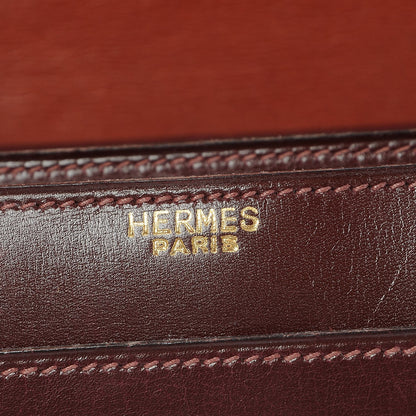 Hermes Box Sac Cordeau Rouge H 6 of 13