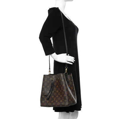Louis Vuitton Monogram Neonoe MM Black 2 of 10