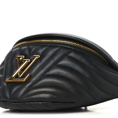 Louis Vuitton Calfskin Quilted New Wave Bumbag Black 9 of 9