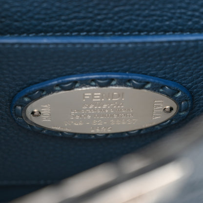 Fendi Cuoio Romano Selleria Chamois Small Peekaboo I SEE U Satchel Placca Argento 7 of 10
