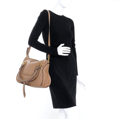 Chloe Calfskin Medium Marcie Satchel Nut 2 of 8