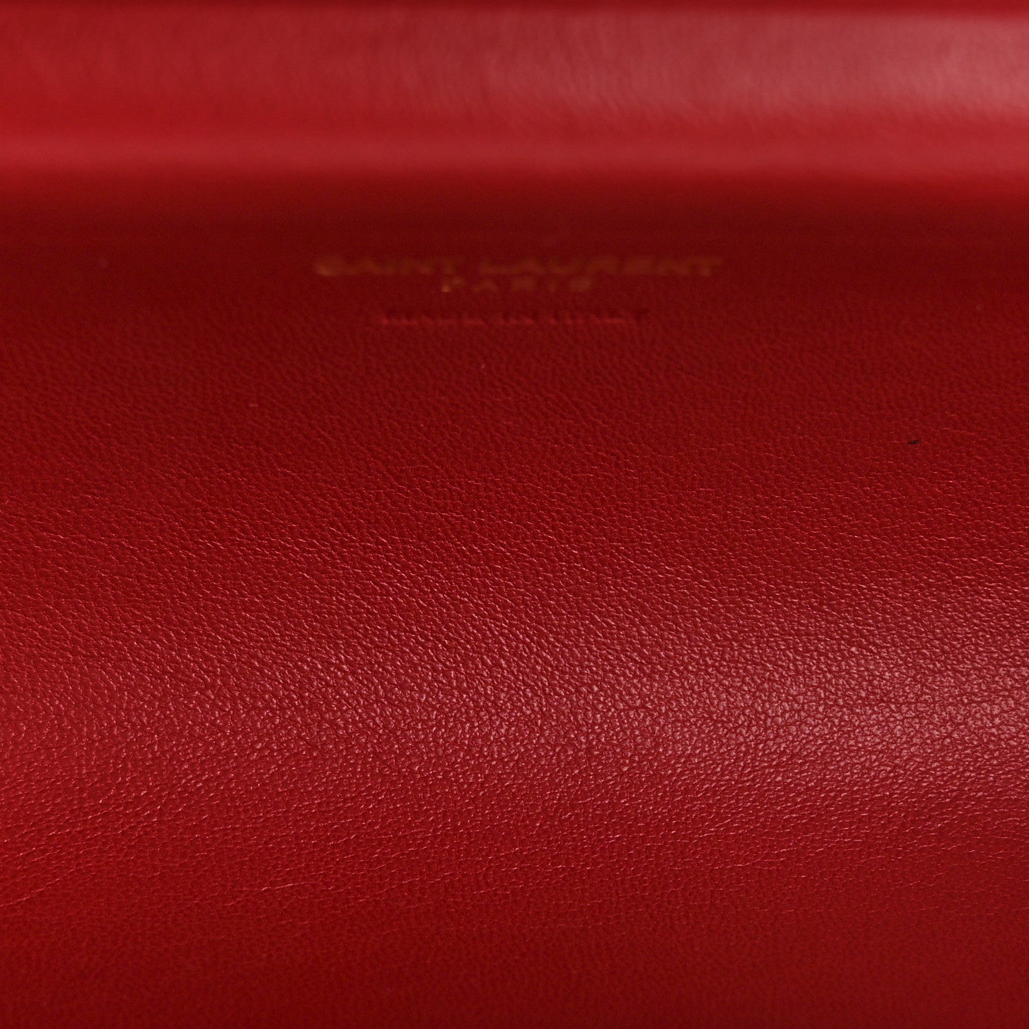 Saint Laurent Ribbed Plexiglass Lambskin Fringe Monogram Opium Box Bag Red 5 of 11