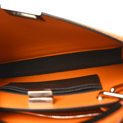 Fendi Cuoio Romano Vitello Cover Bi-Color Peekaboo I See U X Cross Satchel Orange 5 of 10