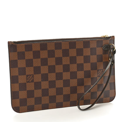 Louis Vuitton Damier Ebene Neverfull MM GM Pochette 3 of 9