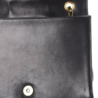 Chanel Lambskin Quilted CC Small Single Flap Black 16 of 19