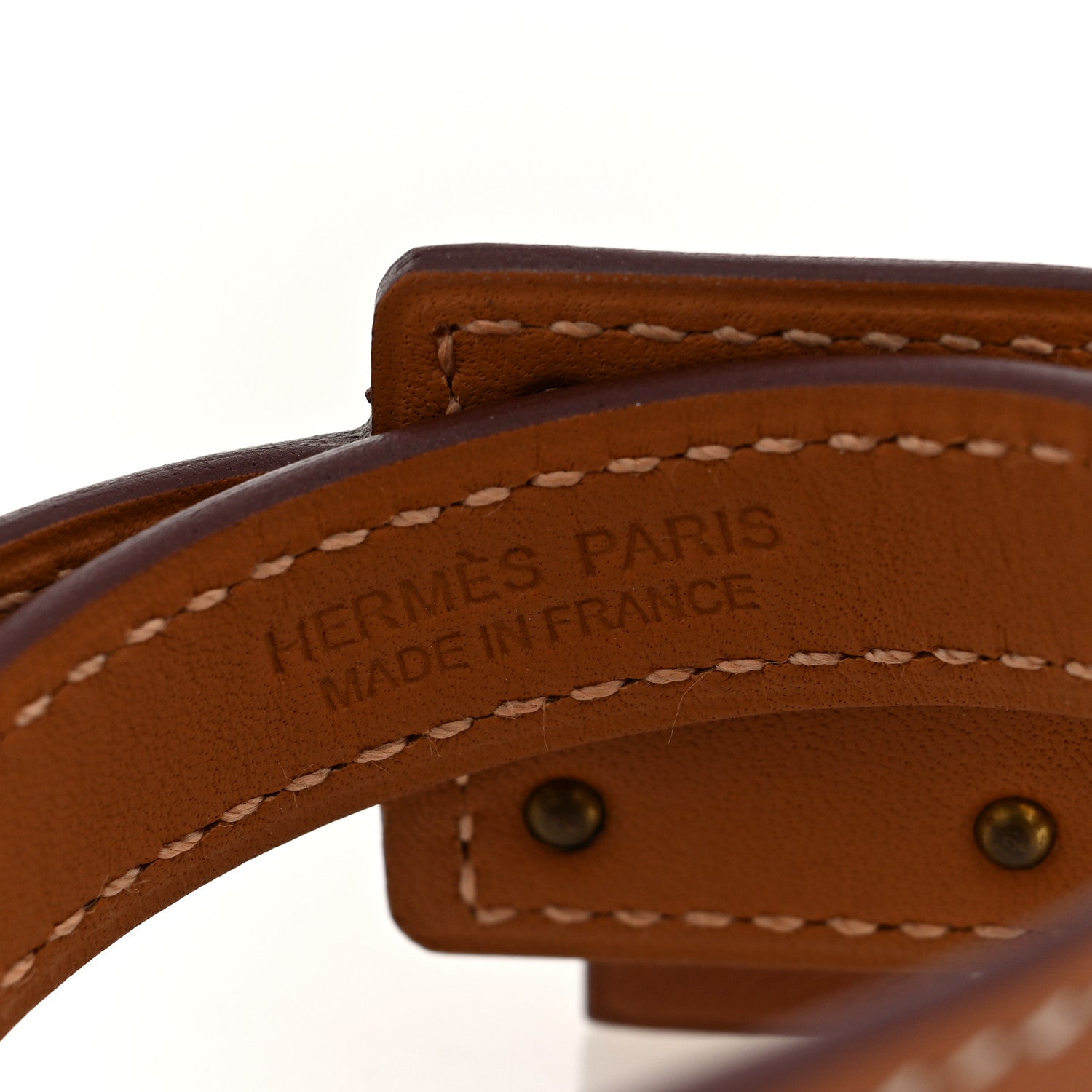 Hermes Swift O'Kelly Double Tour Bracelet T2 Gold 4 of 6