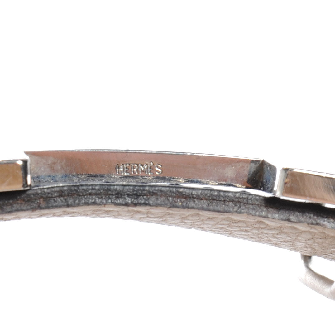 Box Togo Reversible Constance 24mm H Belt 65 Noir Gris Tourterelle
