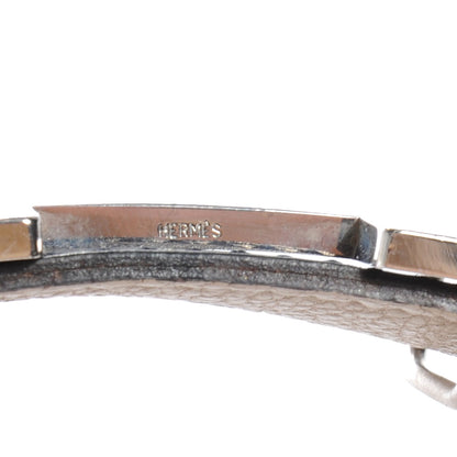 Hermes Box Togo Reversible Constance 24mm H Belt 65 Noir Gris Tourterelle 6 of 6