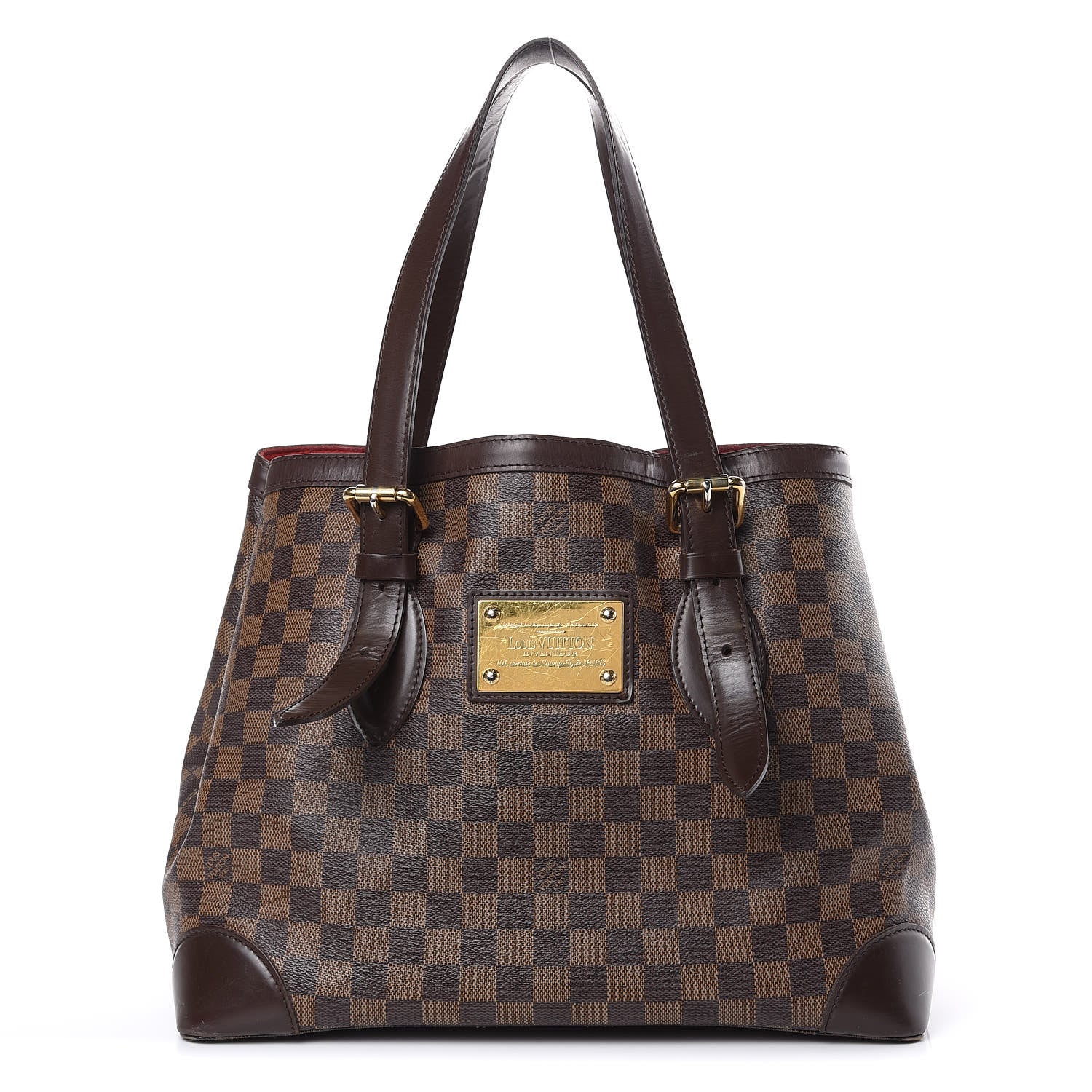 Louis Vuitton Damier Ebene Hampstead MM 1 of 28