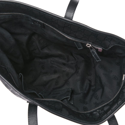 Gucci Imprime Monogram Medium Zippered Shopping Tote Black 5 of 12
