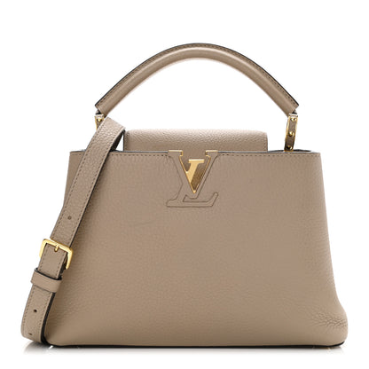 Louis Vuitton Taurillon Capucines BB Galet 1 of 9
