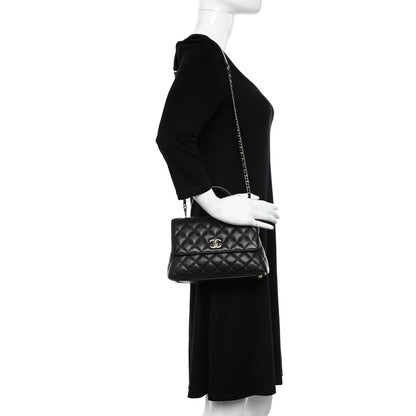 Chanel Caviar Quilted Mini Coco Handle Flap Dark Brown 2 of 11