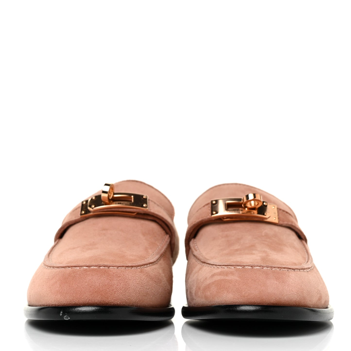 Suede Goatskin Womens Destin Loafers 36 Rose Aube