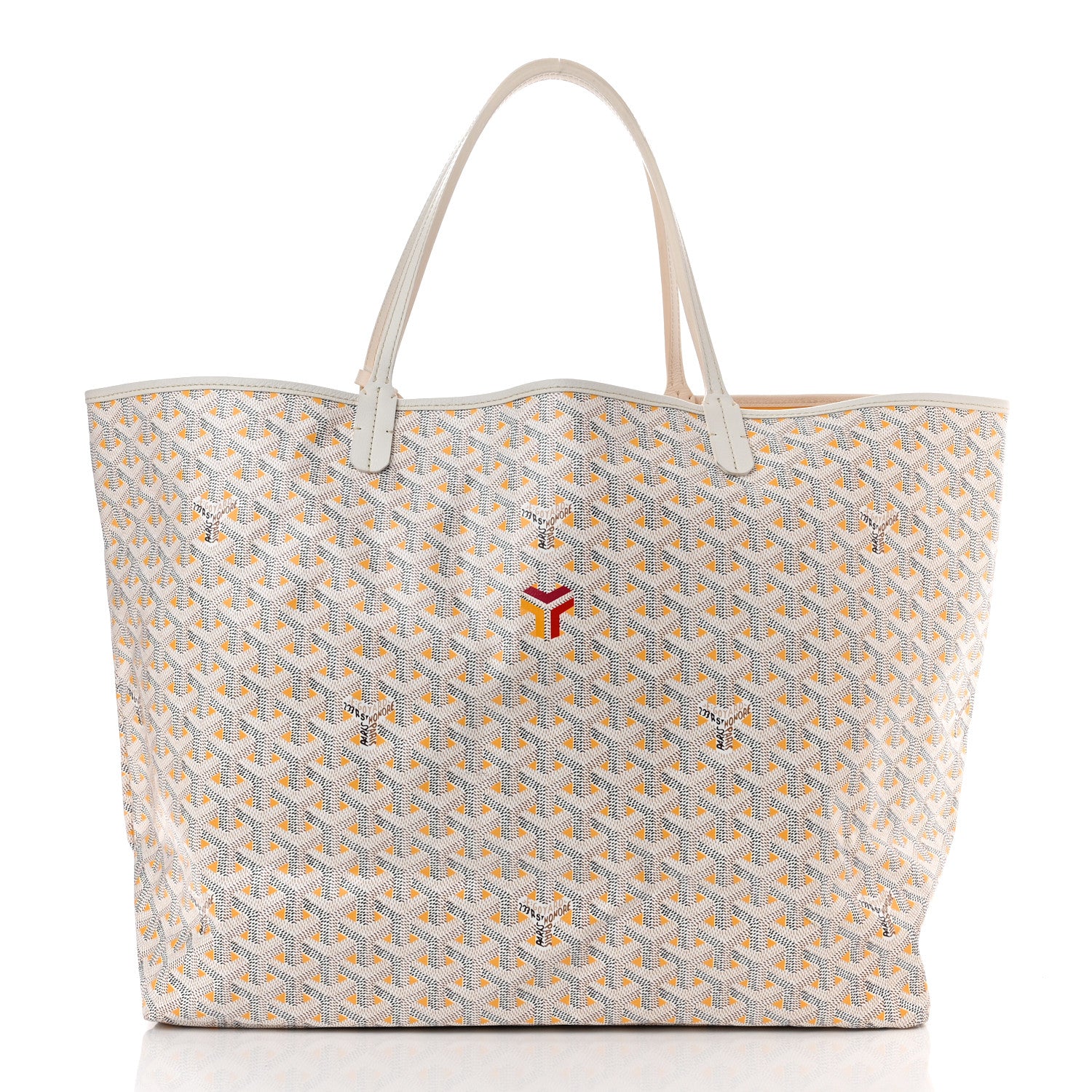 Goyard Goyardine Saint Louis Claire Voie GM White 3 of 11