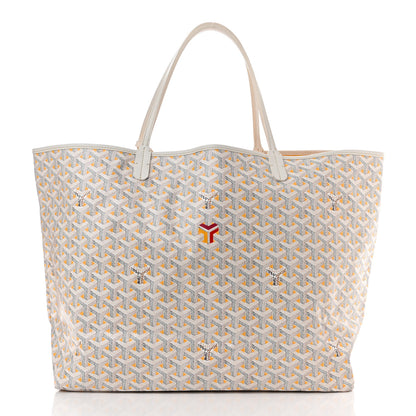 Goyard Goyardine Saint Louis Claire Voie GM White 3 of 11