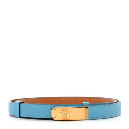 Hermes Epsom Kelly Belt Celeste 1 of 7