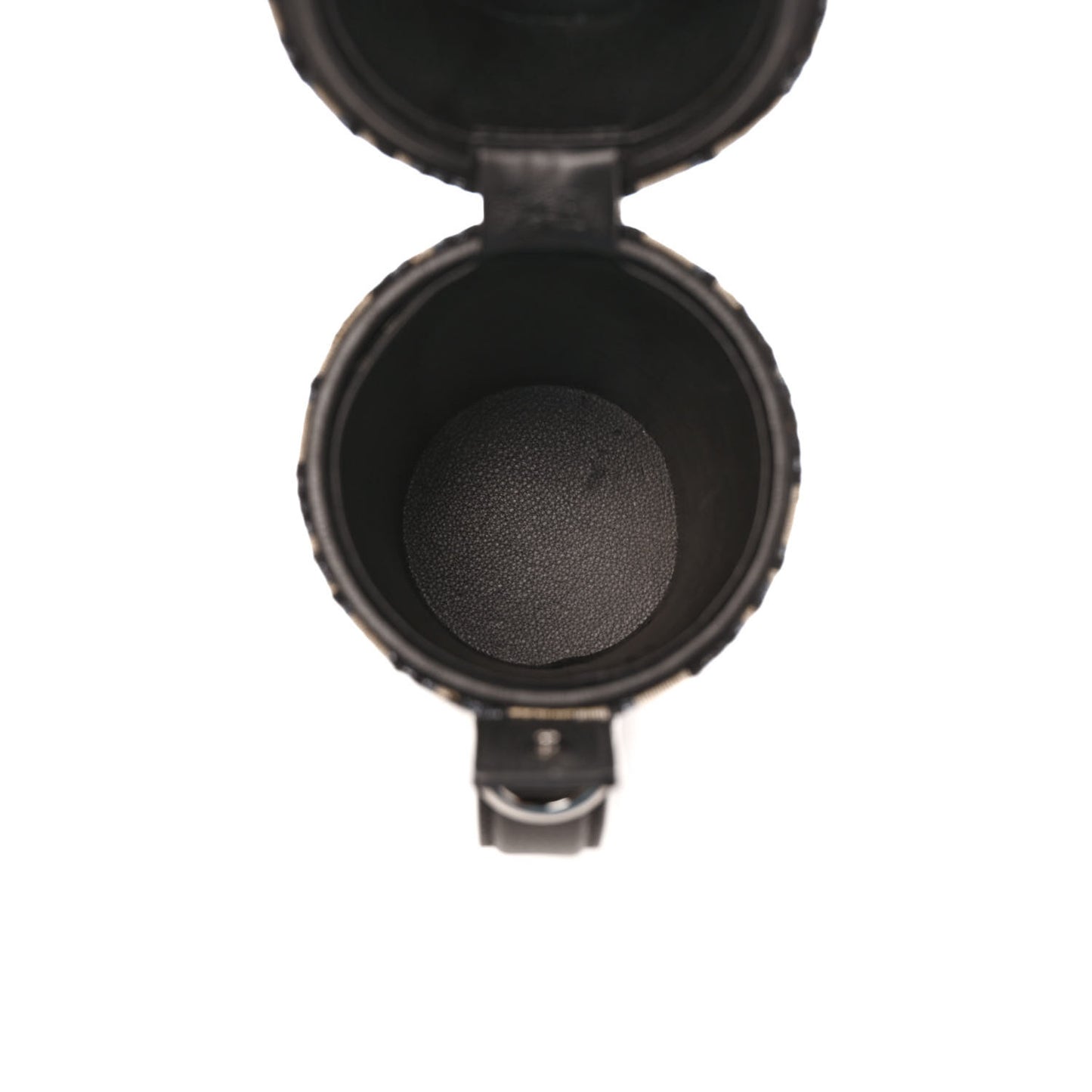 Oblique Vertical Roller Messenger Bag Blue