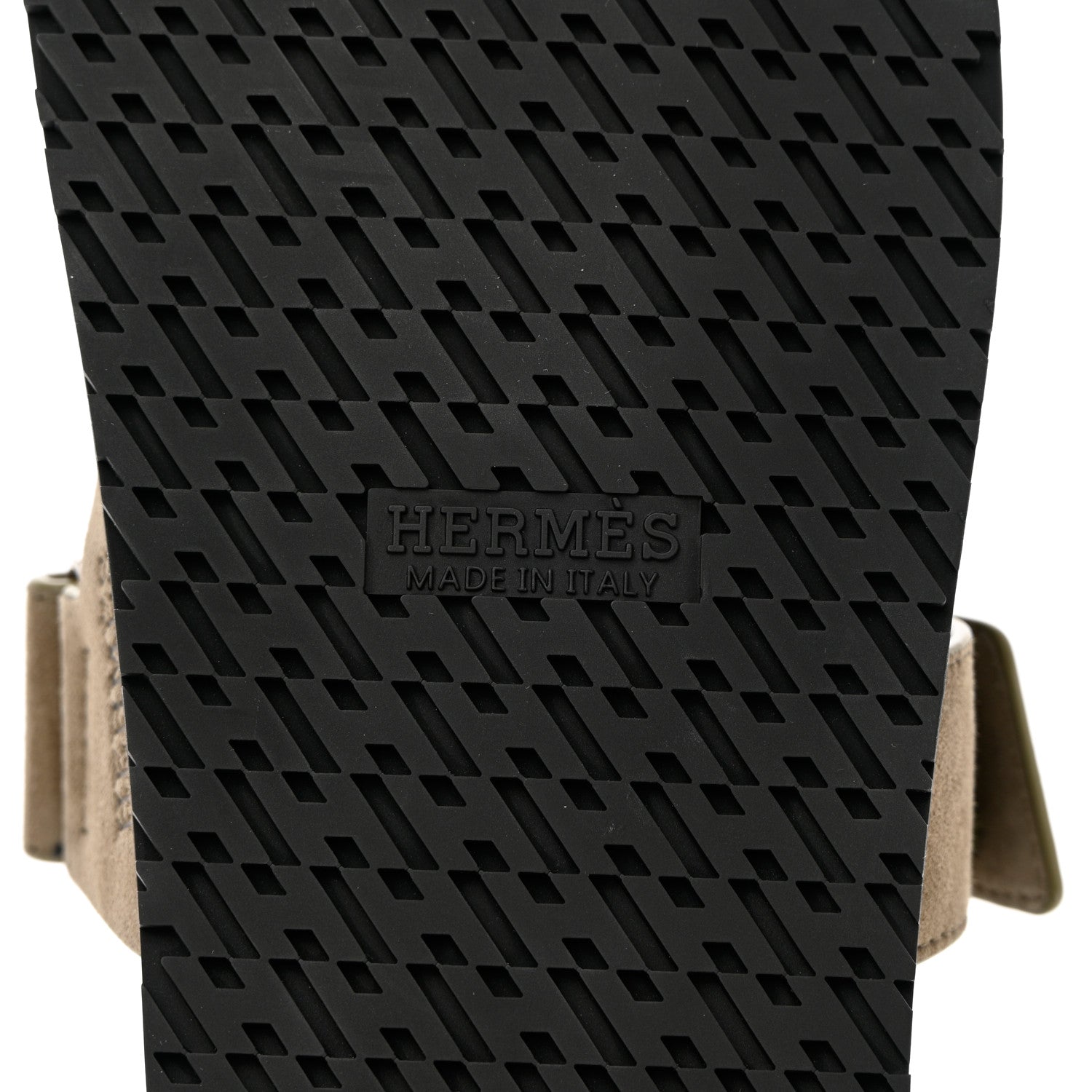 Hermes Suede Goatskin Mens Chypre Sandals 39 Vert Toundra 7 of 9