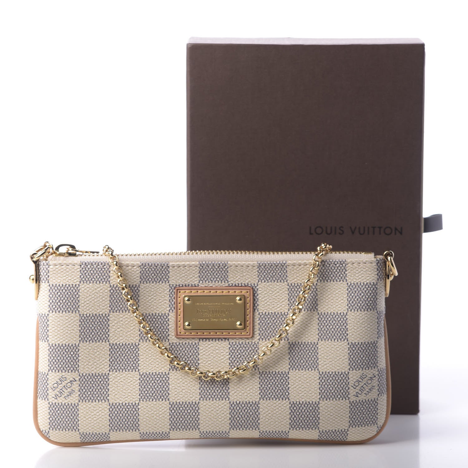Louis Vuitton Damier Azur Pochette Milla MM 11 of 11