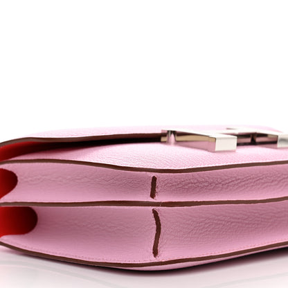 Hermes Chevre Mysore Verso Constance 18 Mauve Sylvestre Rouge Exotique 9 of 11