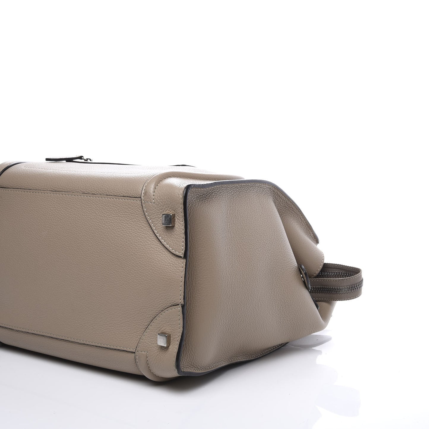 Drummed Calfskin Mini Luggage Dune
