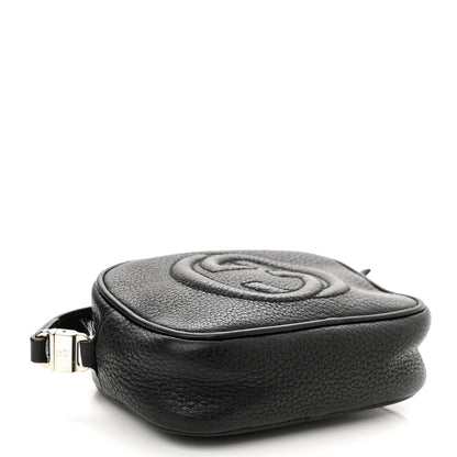 Gucci Pebbled Calfskin Children's Mini Soho Disco Messenger Bag Black 4 of 15