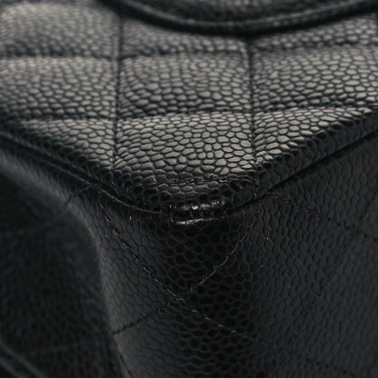 Chanel Caviar Quilted Medium Double Flap Black 10 of 12